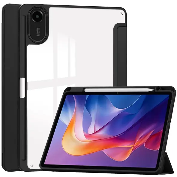 Etui z klapką Bizon Case Tab Clear Matt do Xiaomi Redmi Pad 2 czarne