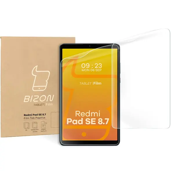 Folia imitująca papier Bizon Film Tab Papirus do Xiaomi Redmi Pad SE 8.7'' [2 PACK]