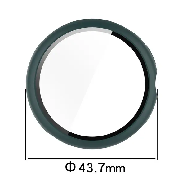 Etui ze szkłem do zegarka Bizon Case+Glass Watch do Google Pixel Watch 3 41mm zielone