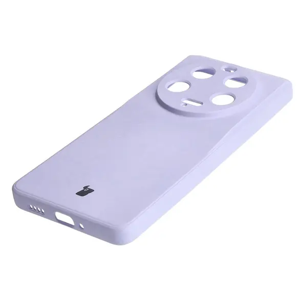 Etui Bizon Case Silicone Sq do Xiaomi 13 Ultra jasnofioletowe