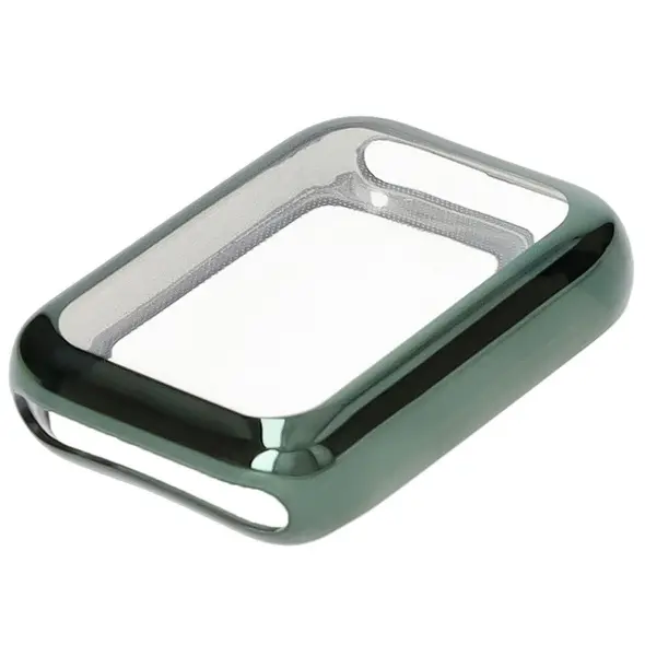 Etui z osłoną ekranu Bizon Case Watch Felipe do Xiaomi Mi Smart Band 9 Pro zielone