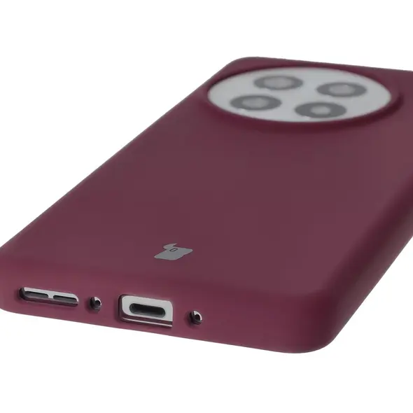 Silikonowe etui Bizon Soft Case do OnePlus 13 ciemnofioletowe