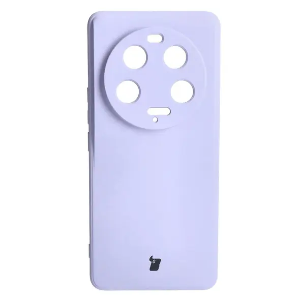 Etui Bizon Case Silicone Sq do Xiaomi 13 Ultra jasnofioletowe