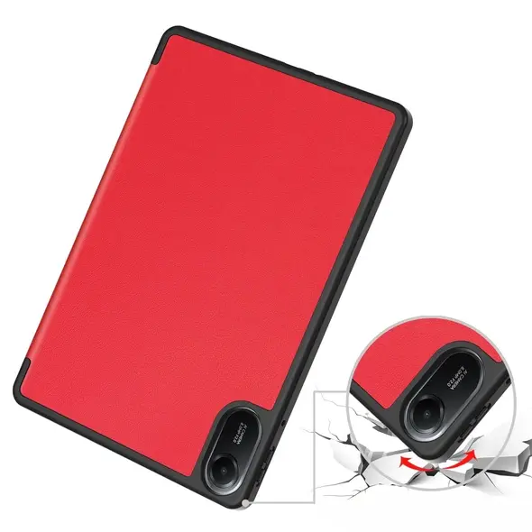 Etui z klapką Bizon Case Tab Lizard do Xiaomi Redmi Pad 2 czerwone