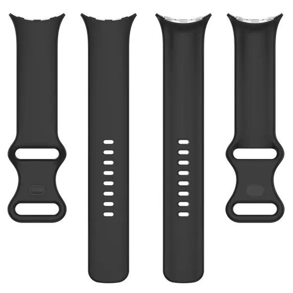Silikonowy pasek Bizon Strap Watch Silicone do Google Pixel Watch 3 (45mm) czarny