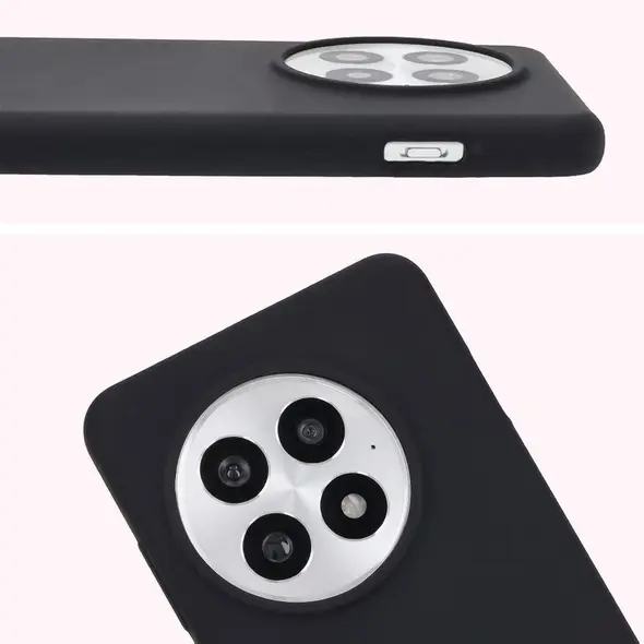 Silikonowe etui Bizon Soft Case do OnePlus 13 czarne