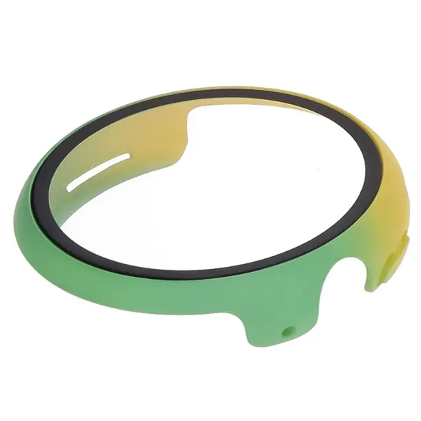 Etui ze szkłem do zegarka Bizon Case+Glass Watch do Google Pixel Watch 3 41mm żółtozielone