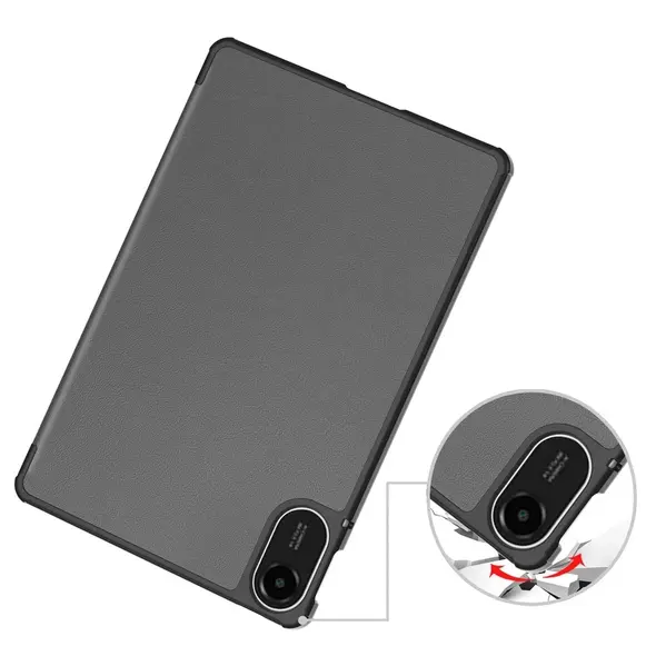 Etui z klapką Bizon Case Tab Croc do Xiaomi Redmi Pad 2 szare