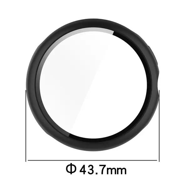 Etui ze szkłem do zegarka Bizon Case+Glass Watch do Google Pixel Watch 3 41mm czarne