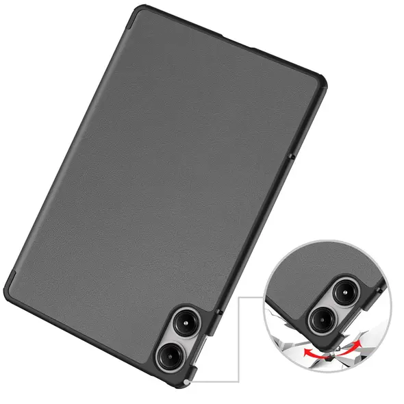 Etui Bizon Case Tab Croc do Xiaomi Redmi Pad Pro 12.1 szare