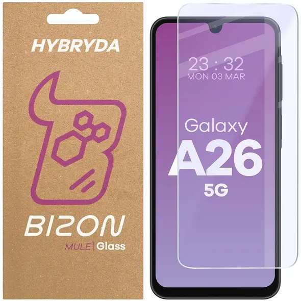 Elastyczne szkło hybrydowe Bizon Glass Mule do Samsung Galaxy A26 5G