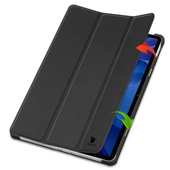 Etui z klapką Bizon Case Tab Croc do Xiaomi Redmi Pad 2 czarne