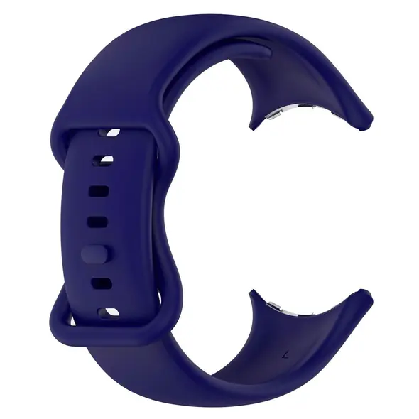 Silikonowy pasek Bizon Strap Watch Silicone do Google Pixel Watch 3/Watch 2/Watch 1 41mm szafirowy
