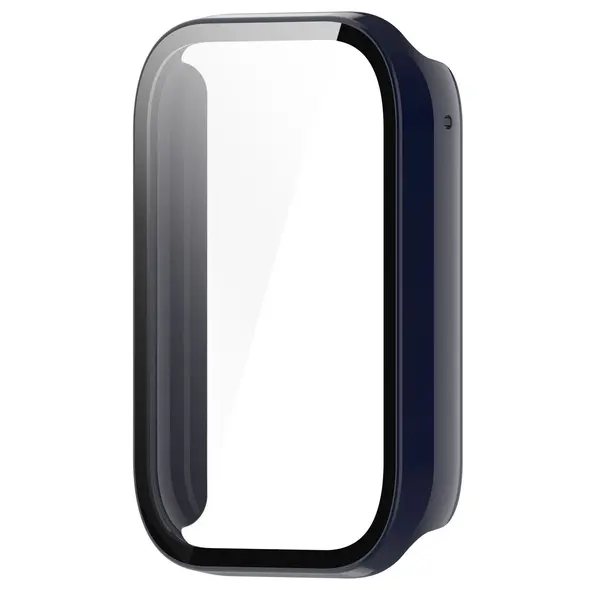 Etui ze szkłem do zegarka Bizon Case+Glass Watch do Xiaomi Mi Smart Band 9 Pro niebieskie