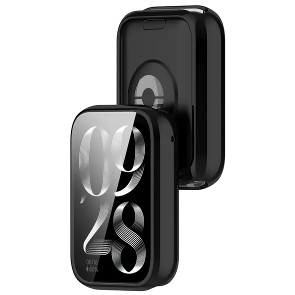 Etui z osłoną ekranu Bizon Case Watch Felipe do Xiaomi Mi Smart Band 9 Pro czarne