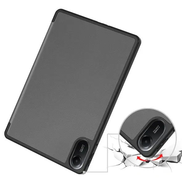 Etui z klapką Bizon Case Tab Lizard do Xiaomi Redmi Pad 2 szare