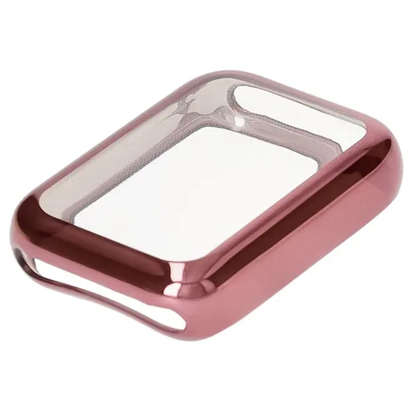 Etui z osłoną ekranu Bizon Case Watch Felipe do Xiaomi Mi Smart Band 9 Pro różowe