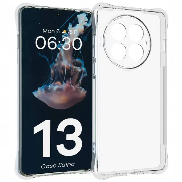 Elastyczne etui Bizon Case Salpa do OnePlus 13 przezroczyste