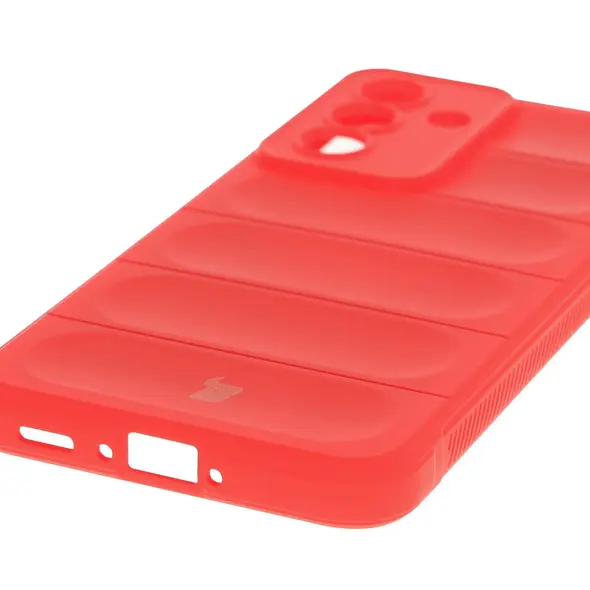 Pancerne etui Bizon Case Tur do Samsung Galaxy A36 5G / A56 5G czerwone