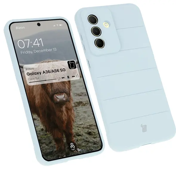 Pancerne etui Bizon Case Tur do Samsung Galaxy A36 5G / A56 5G jasnoniebieskie
