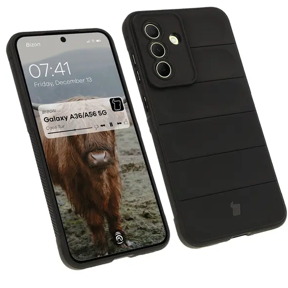 Pancerne etui Bizon Case Tur do Samsung Galaxy A36 5G / A56 5G czarne