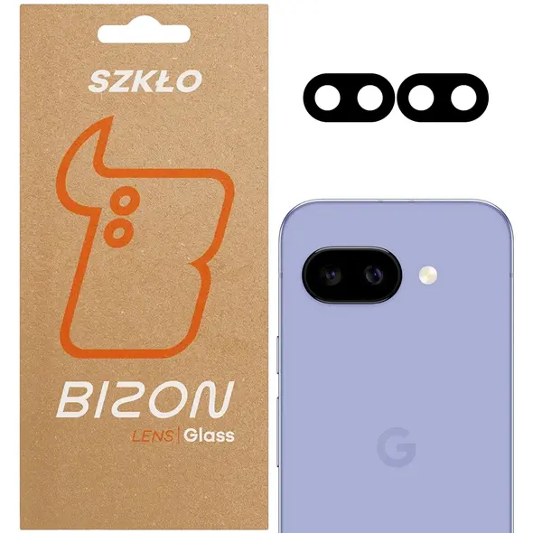 Szkło na aparat Bizon Glass Silk Lens do Google Pixel 9a [2 PACK]