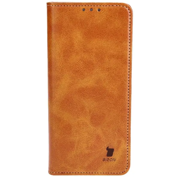Etui z klapką Bizon Case Pocket Pro do Honor Magic6 Lite brązowe