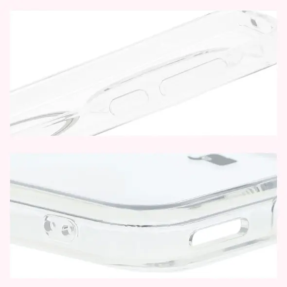 Etui z pierścieniem magnetycznym Bizon Case CrystalO do Honor Magic7 Pro przezroczyste