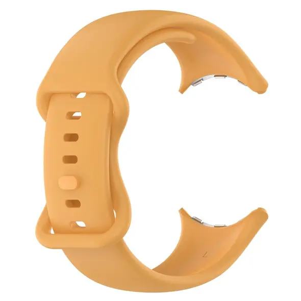 Silikonowy pasek Bizon Strap Watch Silicone do Google Pixel Watch 3 (45mm) żółty