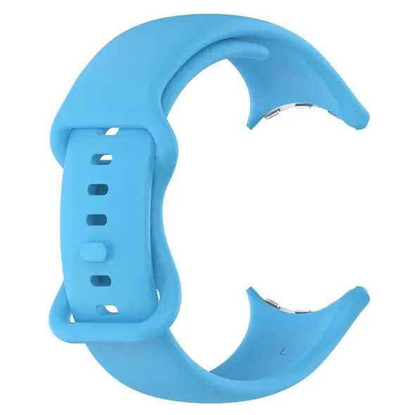 Silikonowy pasek Bizon Strap Watch Silicone do Google Pixel Watch 3 (45mm) błękitny