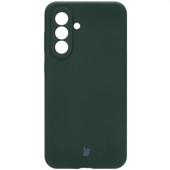 Silikonowe etui Bizon Soft Case do Samsung Galaxy A56 5G ciemnozielone