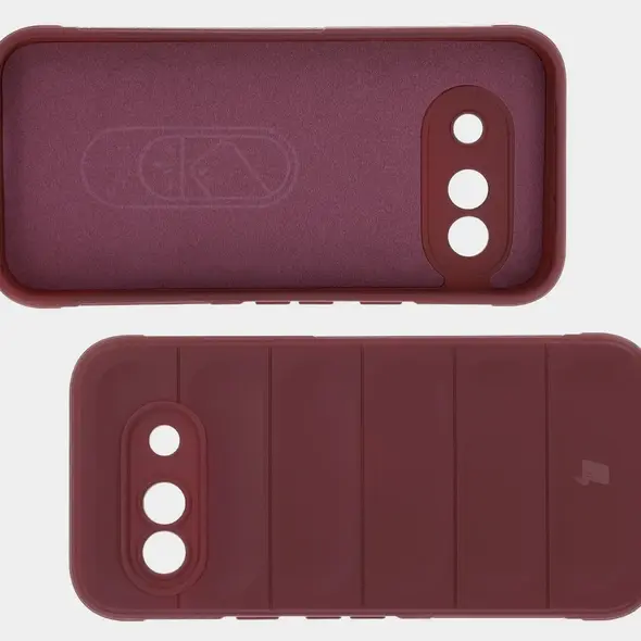 Pancerne etui Bizon Case Tur do Google Pixel 9a burgundowe