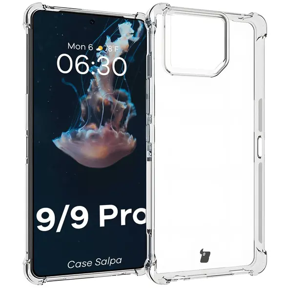 Elastyczne etui Bizon Case Salpa do Asus ROG Phone 9 / 9 Pro przezroczyste