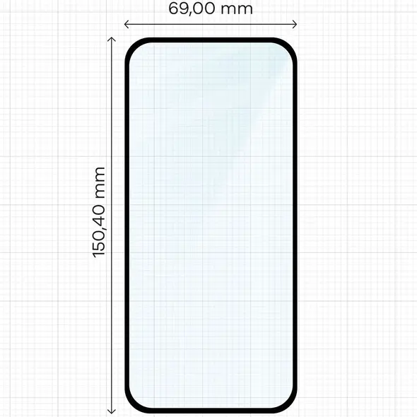Szkło hartowane Bizon Glass Edge 2 do Google Pixel 9a czarna ramka