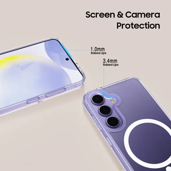 Etui Tech-Protect Flexair Hybrid MagSafe Samsung Galaxy A56 5G Clear