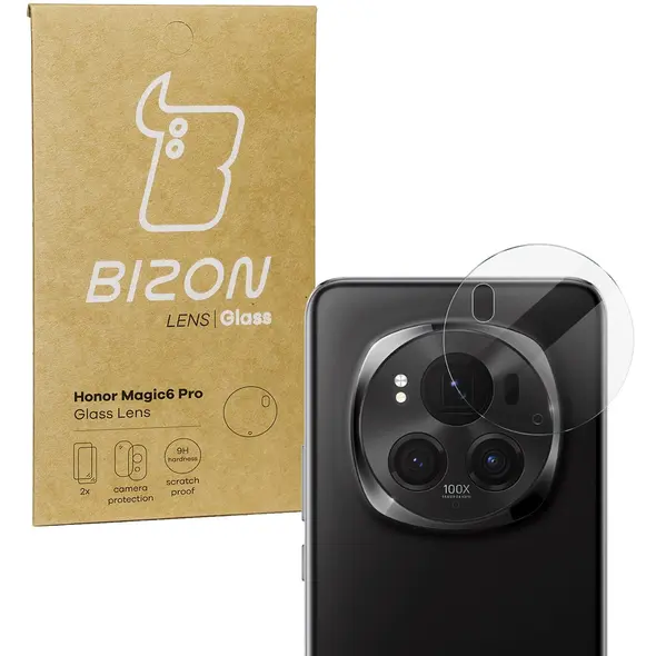 Szkło na aparat Bizon Glass Lens do Honor Magic6 Pro [2 PACK]