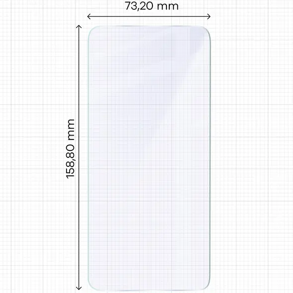 Elastyczne szkło hybrydowe Bizon Glass Mule do Samsung Galaxy A56 5G