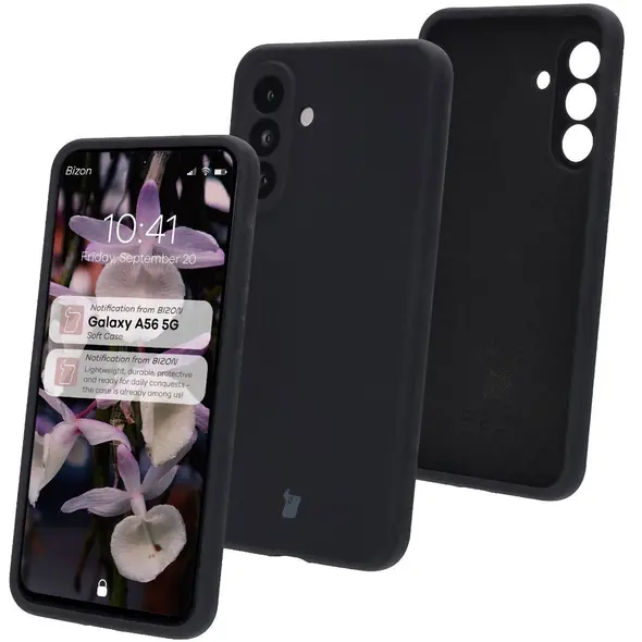 Silikonowe etui Bizon Soft Case do Samsung Galaxy A56 5G czarne