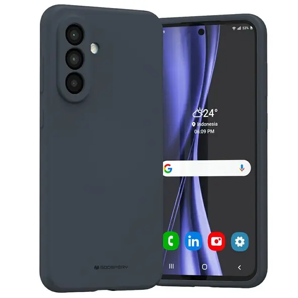 Etui Mercury Silicone do Samsung Galaxy A56 granatowy