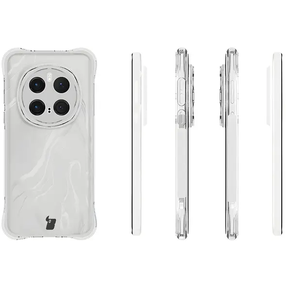 Elastyczne etui Bizon Case Salpa do Honor Magic7 Pro przezroczyste