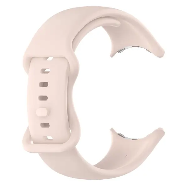 Silikonowy pasek Bizon Strap Watch Silicone do Google Pixel Watch 3 (45mm) jasnoróżowy
