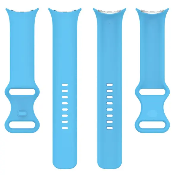 Silikonowy pasek Bizon Strap Watch Silicone do Google Pixel Watch 3 (45mm) błękitny