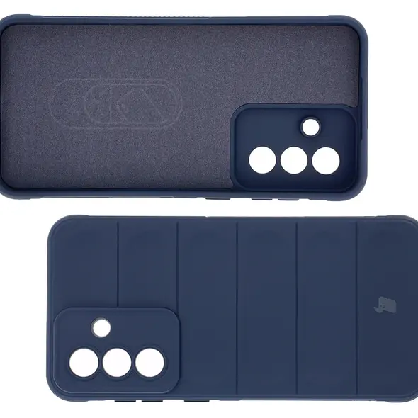 Pancerne etui Bizon Case Tur do Samsung Galaxy A36 5G / A56 5G granatowe