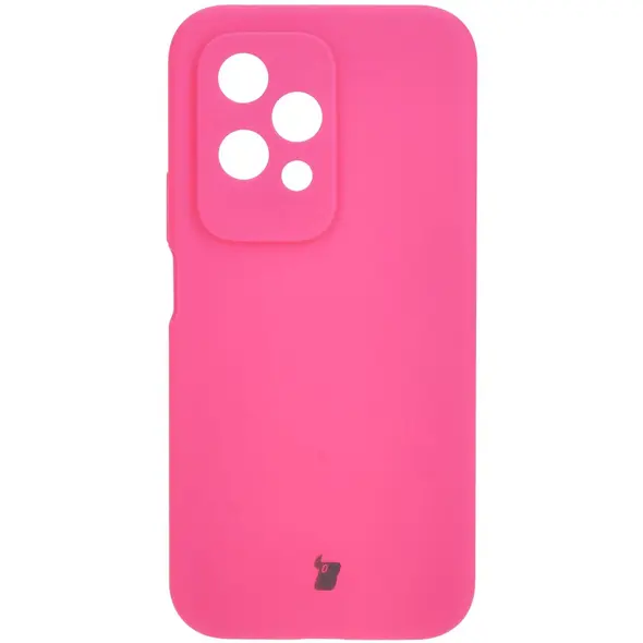 Silikonowe etui Bizon Soft Case do Honor 200 Lite neonowo-różowe