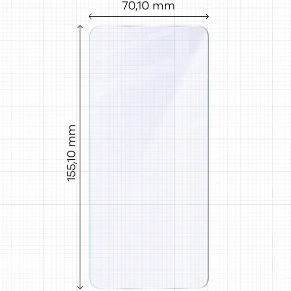 Elastyczne szkło hybrydowe Bizon Glass Mule do Xiaomi Poco X7 Pro