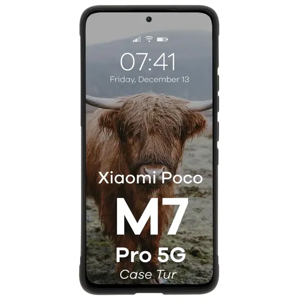 Pancerne etui Bizon Case Tur do Xiaomi Poco M7 Pro 5G czarne