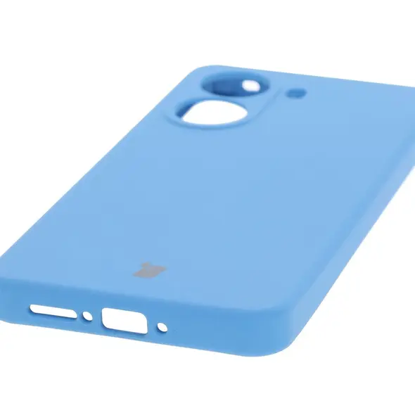 Silikonowe etui Bizon Soft Case do Xiaomi POCO X7 Pro niebieskie