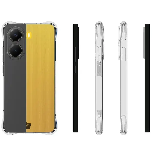 Etui + 2x szkło na ekran Bizon Case Clear Pack do Xiaomi POCO X7 Pro