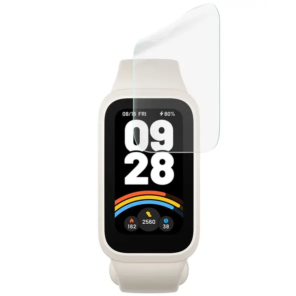Folia hydrożelowa na ekran Bizon Glass Watch Hydrogel do Xiaomi Smart Band 9 Active / Redmi Band 3 [2 PACK]