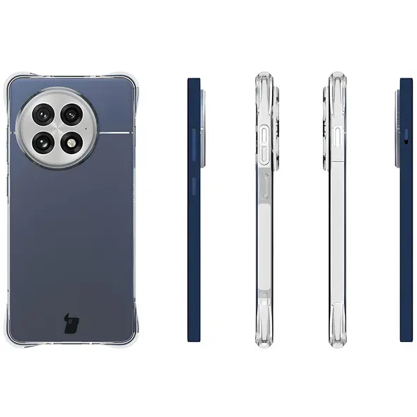 Elastyczne etui Bizon Case Salpa do OnePlus 13R przezroczyste